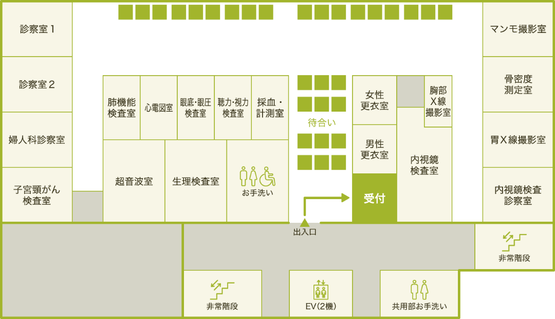 フロアマップの画像